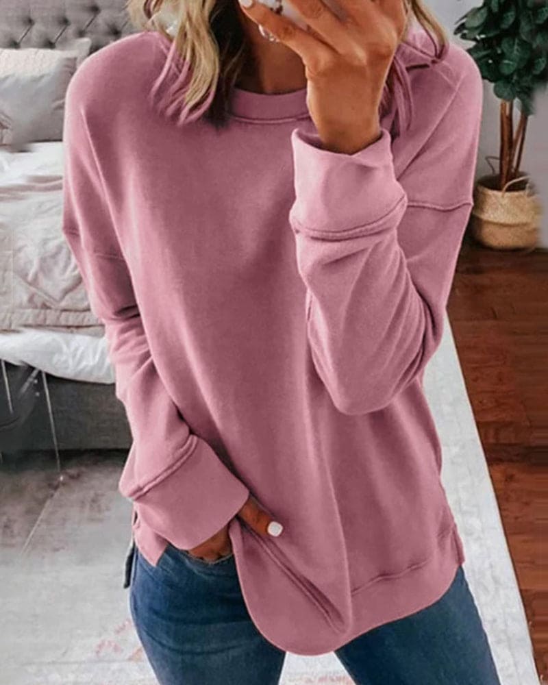 Elise | Comfortabele sweater met ronde hals