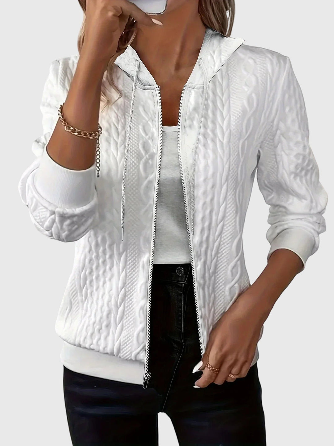 Jannie | Sportieve tussenjas met rits