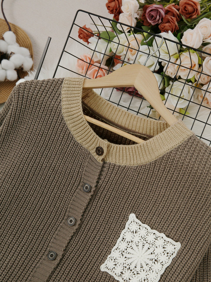 Marcelline | Cardigan met zakken en verfijnd detail