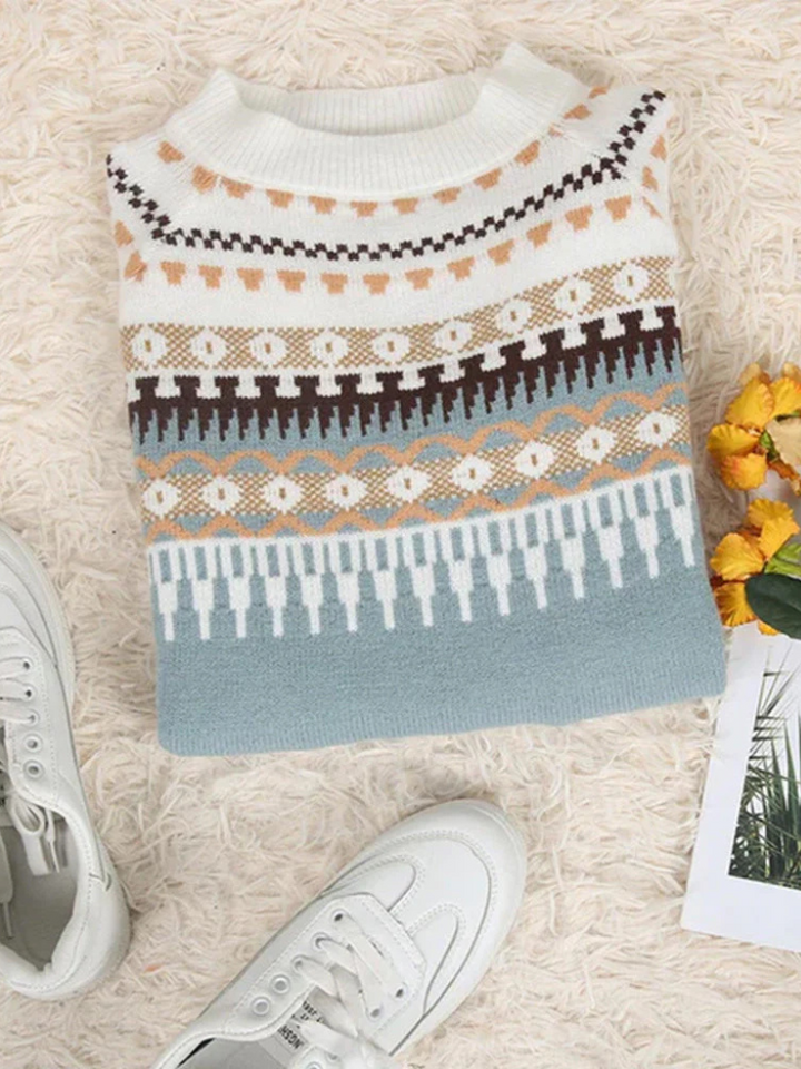 Sanne | Trui met verfijnd dessin