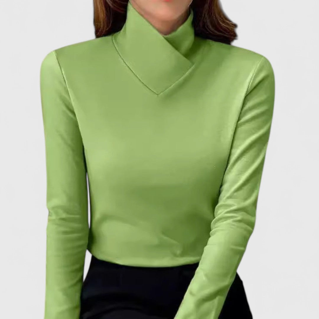 Claudia | Blouse met elegante kraag