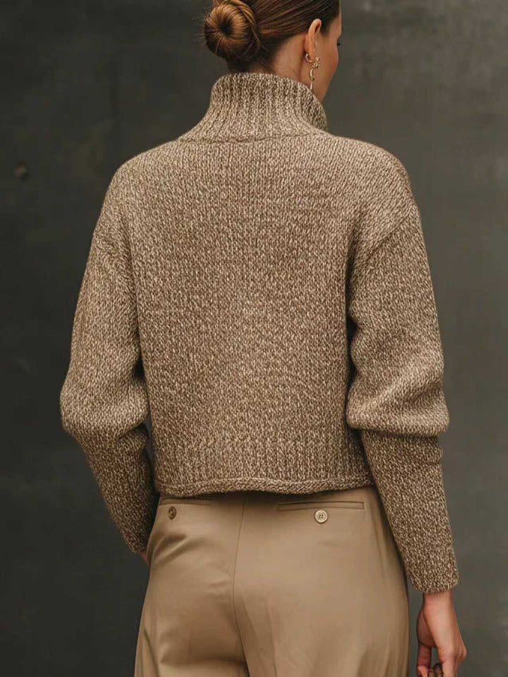 Baily | Verfijnde wolblend jas met knopen